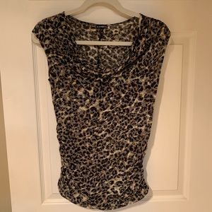 Beautiful Express animal print top, size S